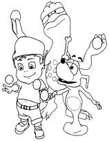 coloriage abidou jongle